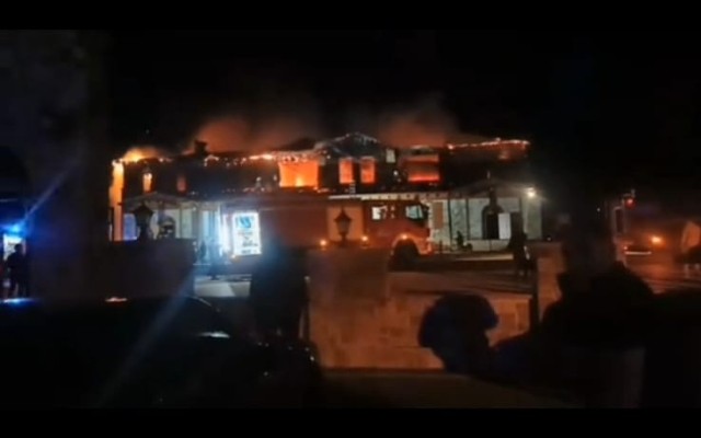 Savalan Şərab Muzeyi yanır